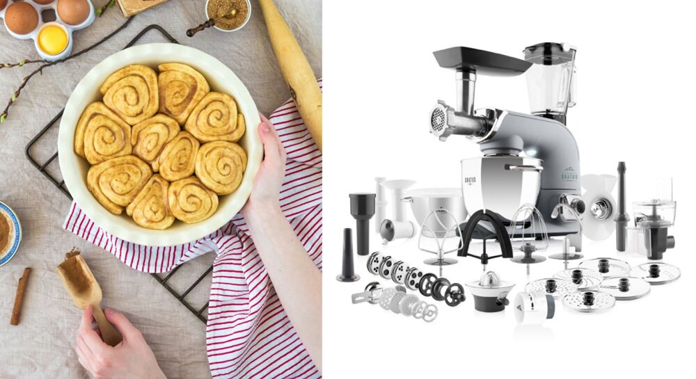 Robot kuchenny planetarny ETA Gratus Evo Vital ETA102890092 dokładne i równomierne mieszanie, regulacja prędkości, zintegrowane oświetlenie, precyzja