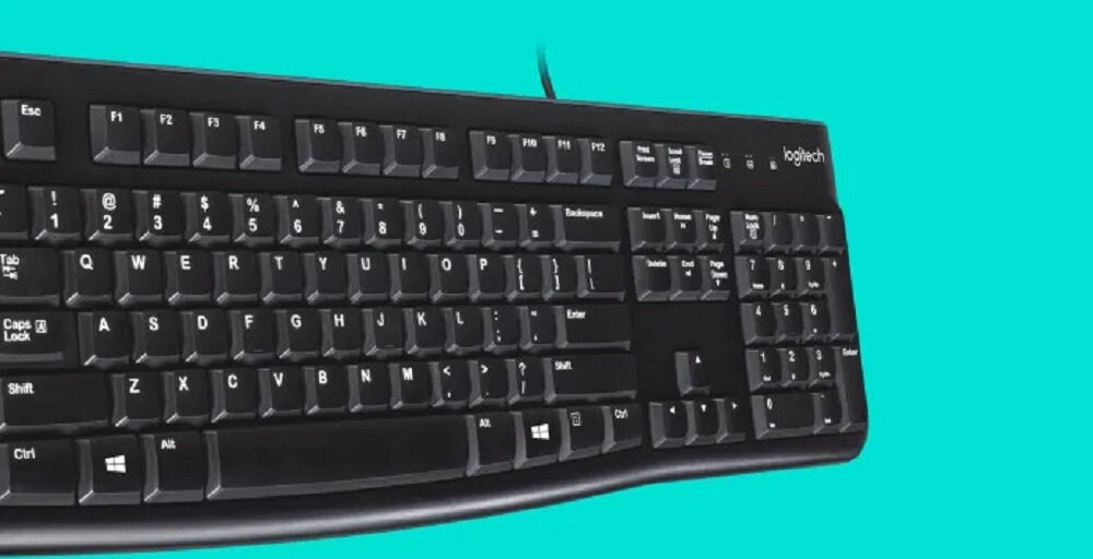 Klawiatura LOGITECH K120 - wodoodpornosc
