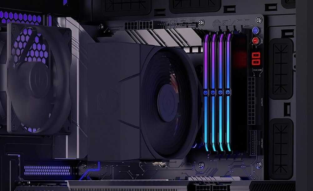 Komputer MAD DOG ENDORFY500AIR-I06WB16V2 i5-12400F 16GB RAM 1TB SSD Radeon RX7600 Wi-Fi Windows 11 Home chłodzenie temperatura wentylator ciepłowody