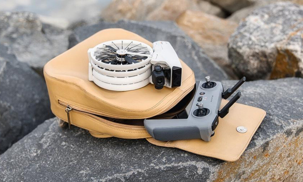 Dron DJI Flip Fly More Combo (DJI RC 2) budowa składanie osłony materiał wykonanie waga