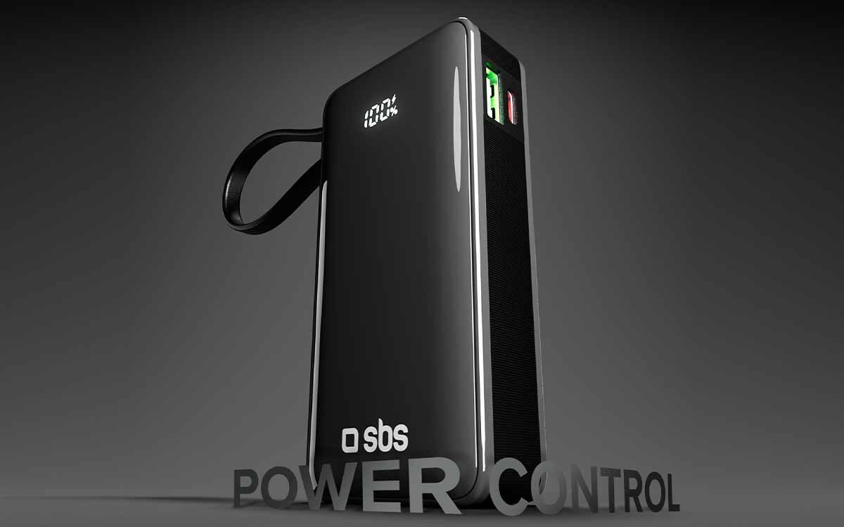 Powerbank SBS 10000 mAh  kabel Type C Wyjście 20 watów iPhone 15/16, Samsung, Xiaomi, Huawei, Oppo port USB-C 