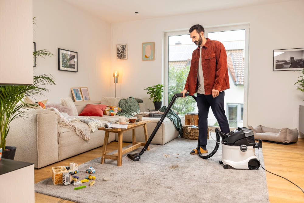 Odkurzacz piorący KARCHER SE 5 Upholstery EU 1.081-234.0 wygląd prezentacja design wizualizacja Wszechstronne czyszczenie domu