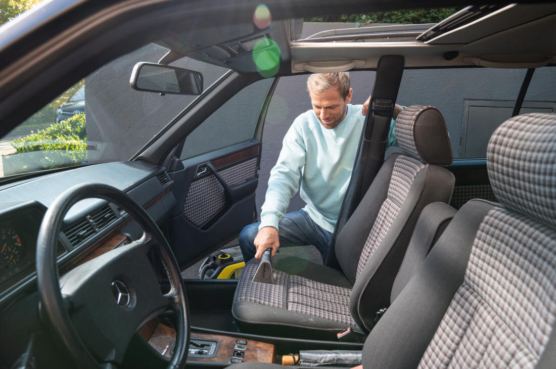 Odkurzacz piorący KARCHER SE 3-18 Battery Set 1.081-509.0 Sprawne porządki Czas pracy do 12 minut pełne sprzątanie bez długiego przygotowania rutyna czas obowiązki