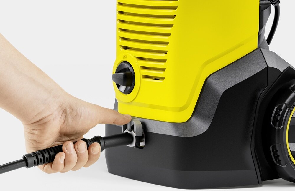 Myjka ciśnieniowa KARCHER K6 Car podłączanie węża wysokociśnieniowego do urządzenie