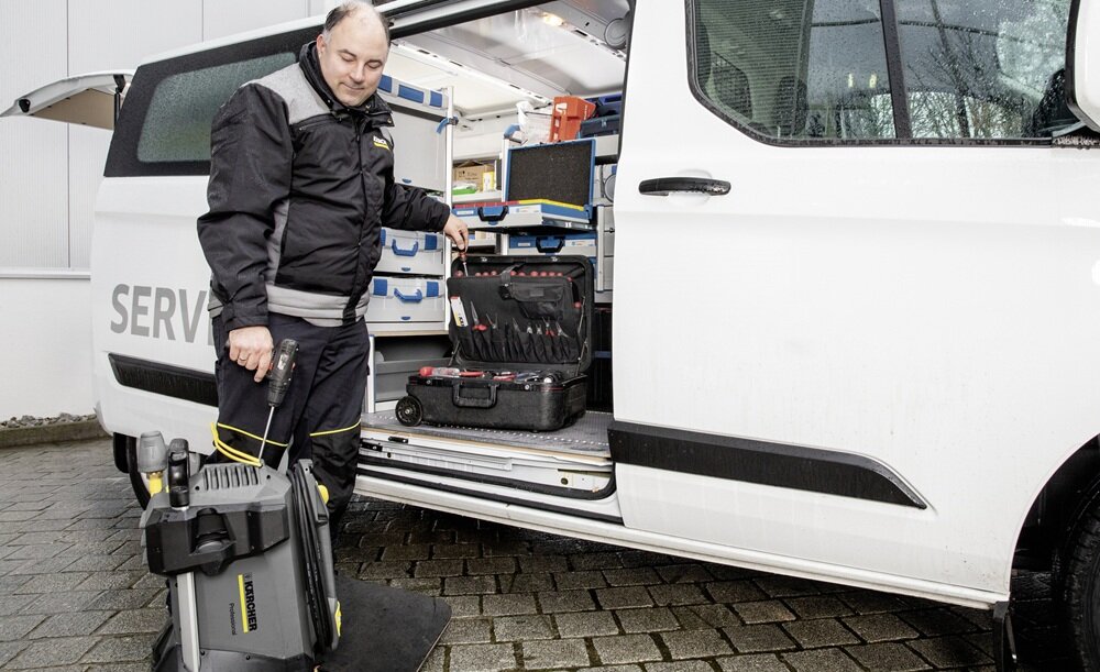 Myjka ciśnieniowa KARCHER Professional HD 5-17 C w serwisie, regularna wymiana filtrów, przegląd, serwis