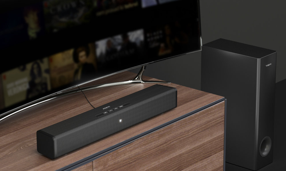 Soundbar CREATIVE Stage 360 oszałamiające i wciągające wrażenia specjalnie dostrojonymi przetwornikami luksus