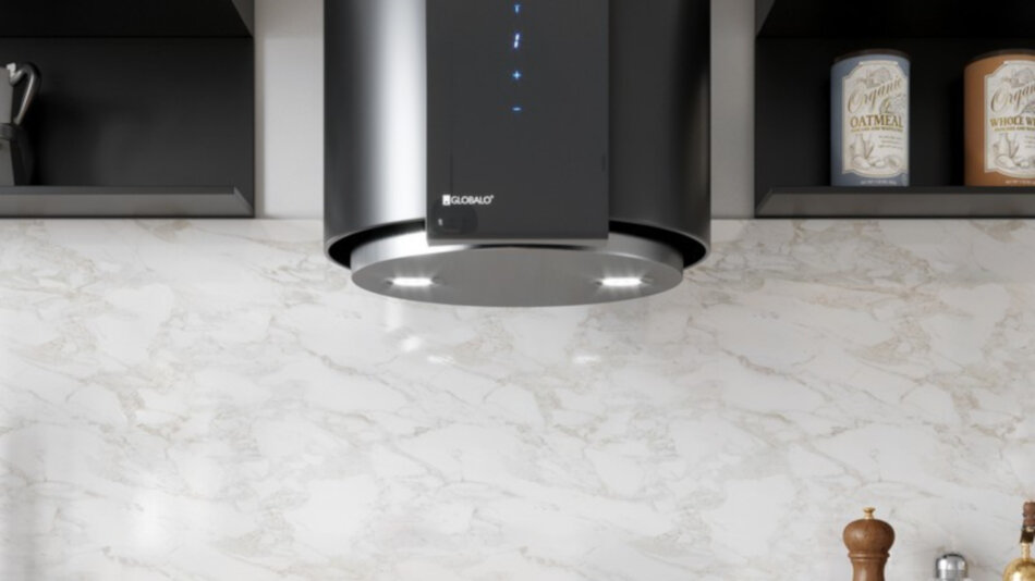 Okap GLOBALO Roxano 39.1 Czarny - Wysoka Wydajność