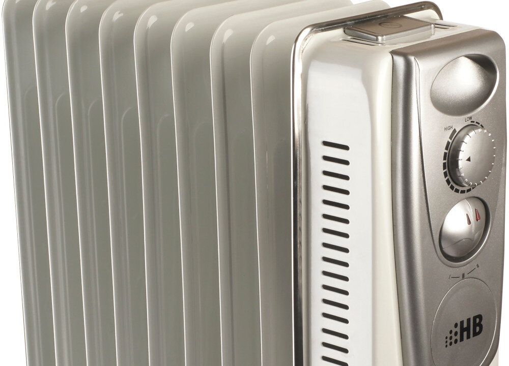 Grzejnik olejowy HB OFR2003 budowa termostat moc