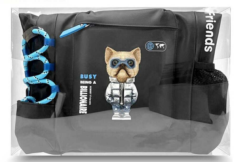 Plecak Nimmy Cool&Cute – silikon, poliester, metal, wytrzymałe i stylowe wykonanie