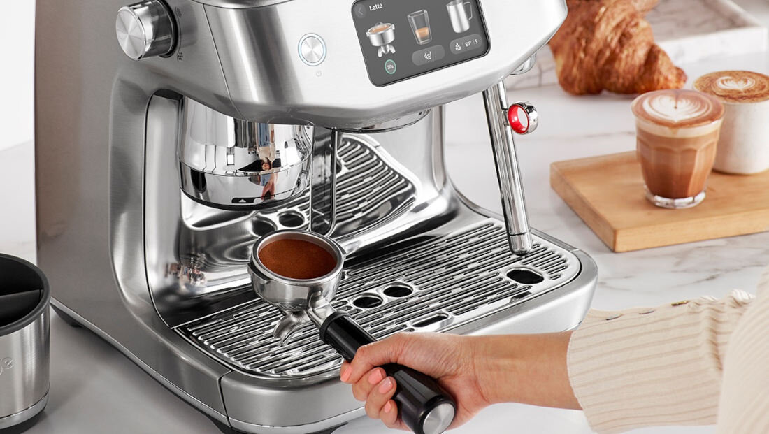 Ekspres SAGE The Oracle Jet SES985BSS Srebrny Automatyczna precyzja poziom parzenia kawy automatyczne mielenie porcjonowanie ubijanie kawy kolba średnica ekstrakcja bogactwo smaku manualna obsługa