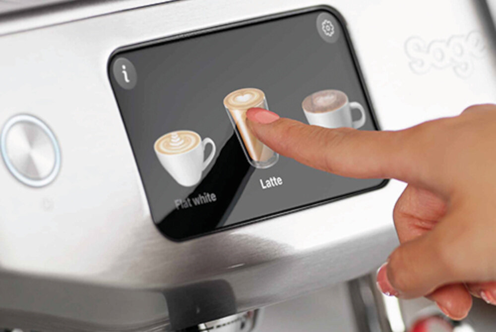 Ekspres SAGE The Oracle Jet SES985BSS Srebrny wybór Intuicyjny ekran dotykowy na zimno napoje