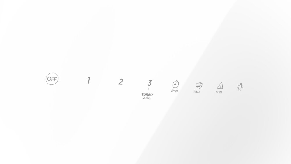 Okap TEKA DVF 67670 Bialy - Sterowanie