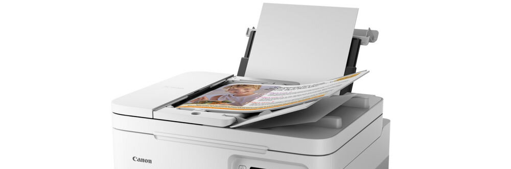 Urządzenie wielofunkcyjne CANON Pixma TS7451i Druk w kolorze, Automatyczny druk dwustronny, Wi-Fi  zbliżenie na tacę podajnik, taca pojemność przednia kaseta, port Wi-Fi