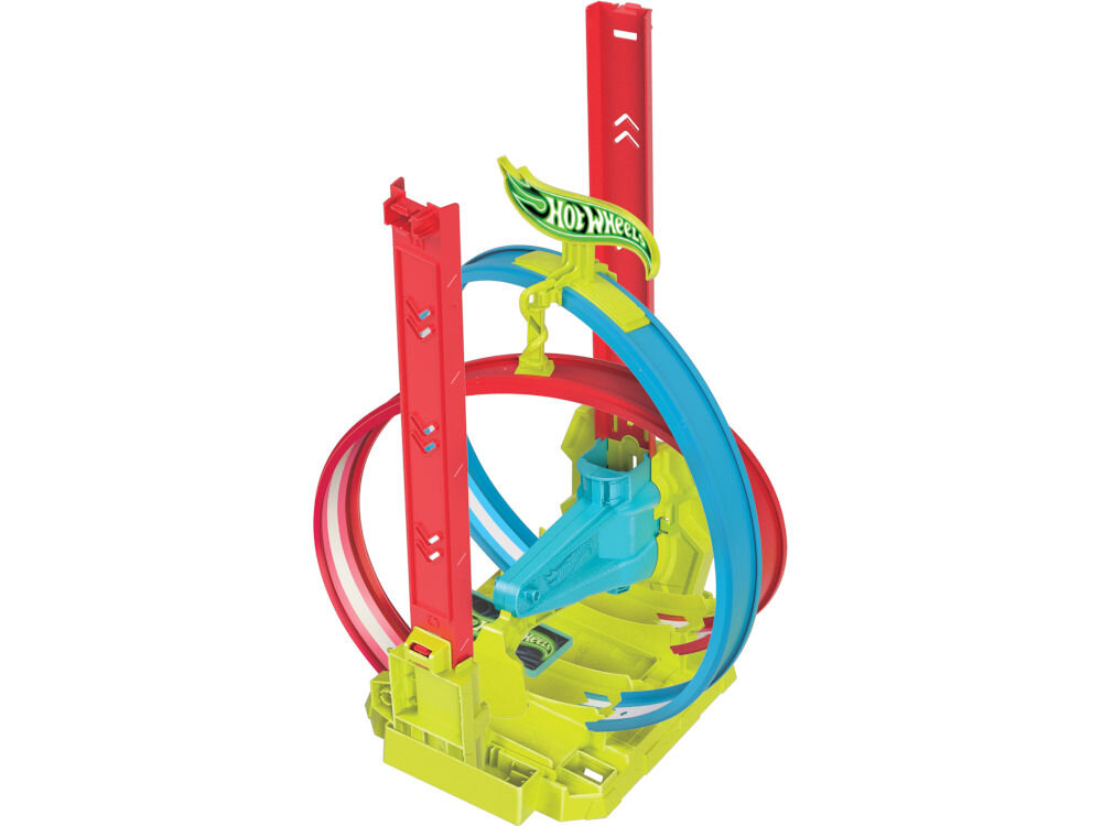 Tor Hot Wheels Neon Speeders Superpętla HPC05 hotwheels samochód pojazd autko chłopiec dziewczynka dziecko prezent podarunek upominek urodziny dziecko w wieku 4 5 6 7 8 9 10 11 12 lat