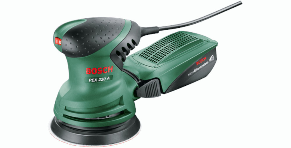 SZLIFIERKA MIMOŚRODOWA Z MIKROFILTREM BOSCH - 0603378020 - PEX 220 A uniwersalne narzedzie