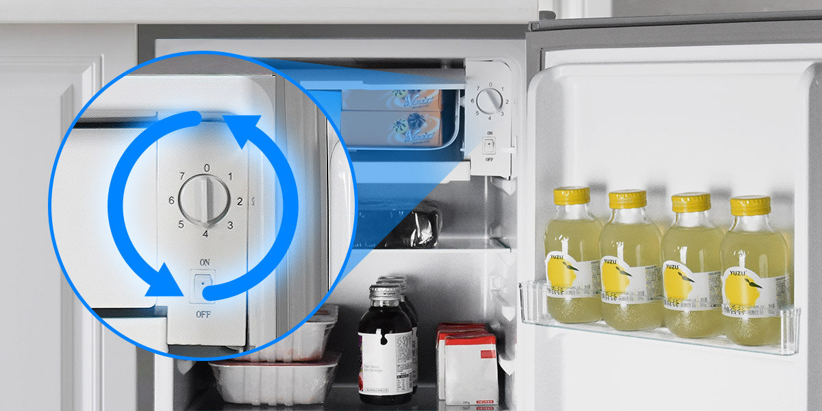 Lodówka LIN LI-BC92 85cm Termostat regulacja temperatury dostosowanie świeżość produktów