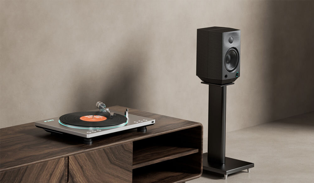 FIIO TT13 gramofon automatyczne ramię odtwarzanie w pętli wygoda, gramofon stojący na komodzie w pomieszczeniu