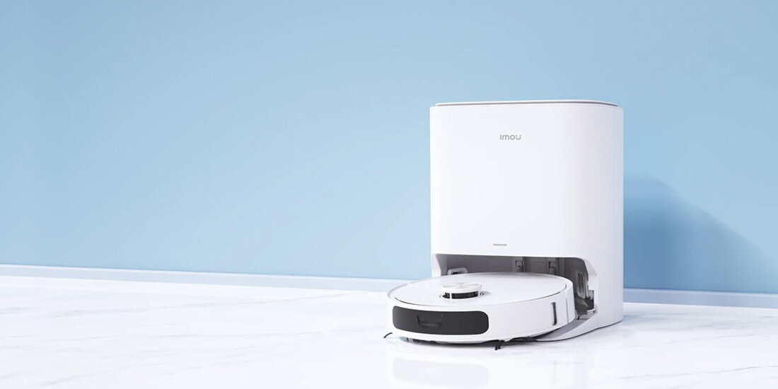 Robot sprzątający IMOU Vacuum Cleaner RV3 wygląd design prezentacja