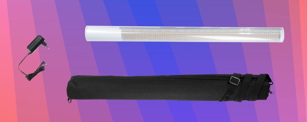 Lampa LED Yongnuo YN360 II - RGB, WB (3200 K - 5600 K) zawartość zestawu: lampa, pokrowiec oraz zasilacz