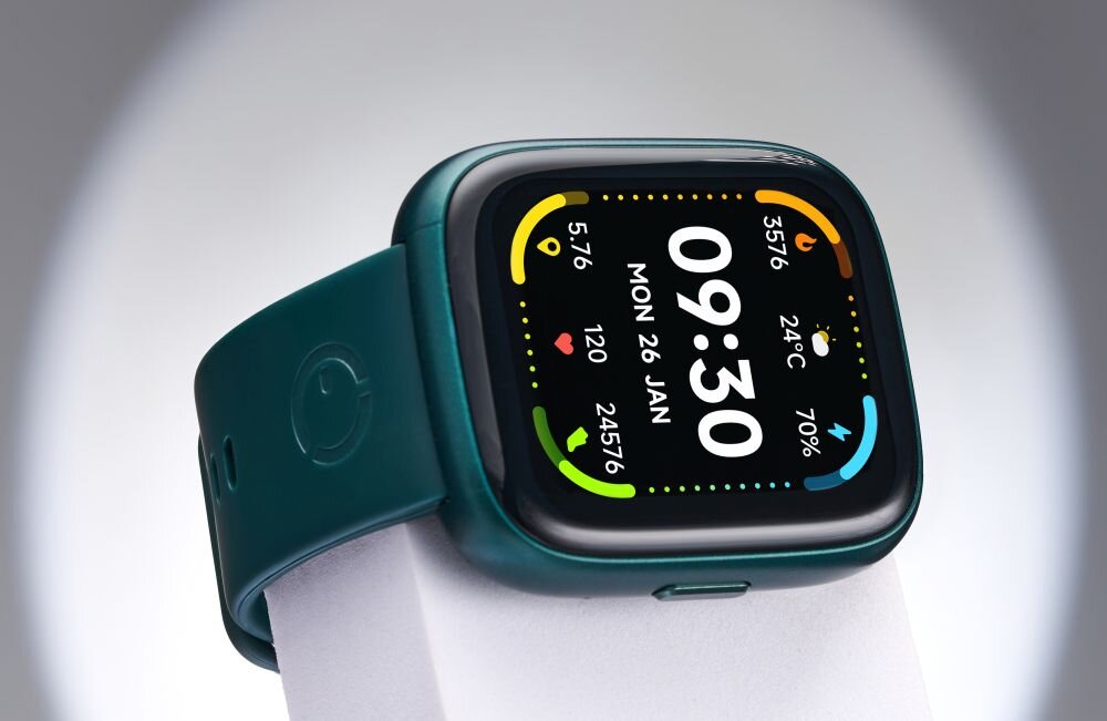 Smartwatch MAXCOM Ecowatch 6 - ekran, wyswietlacz, przekatna, widocznosc, warunki oswietleniowe