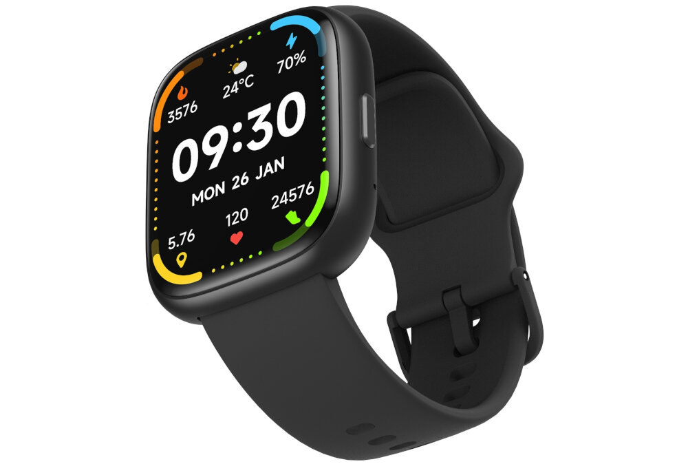 Smartwatch MAXCOM Ecowatch 6 zasieg reki, kontrola, utwory, treining, reklaks, opieka, kalkulator
