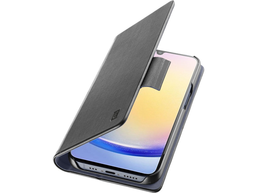 Etui CELLULARLINE Book w otwartej pozycji na białym tle