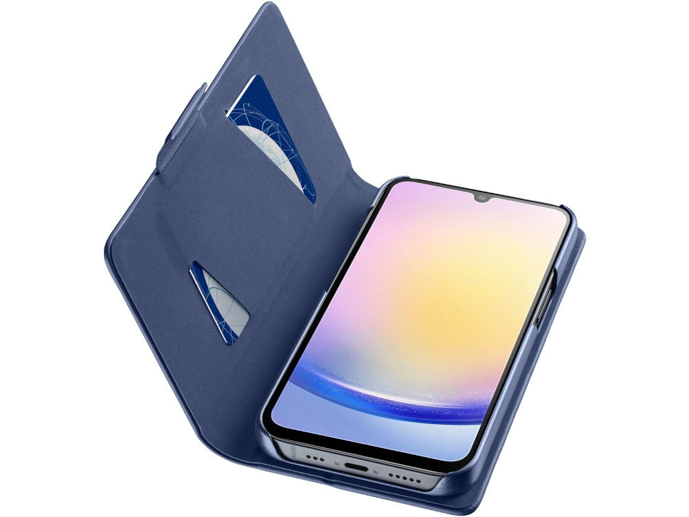 Etui CELLULARLINE Book bocznego zamknięcia magnetycznego kieszonkę systemem Easy Card Remove