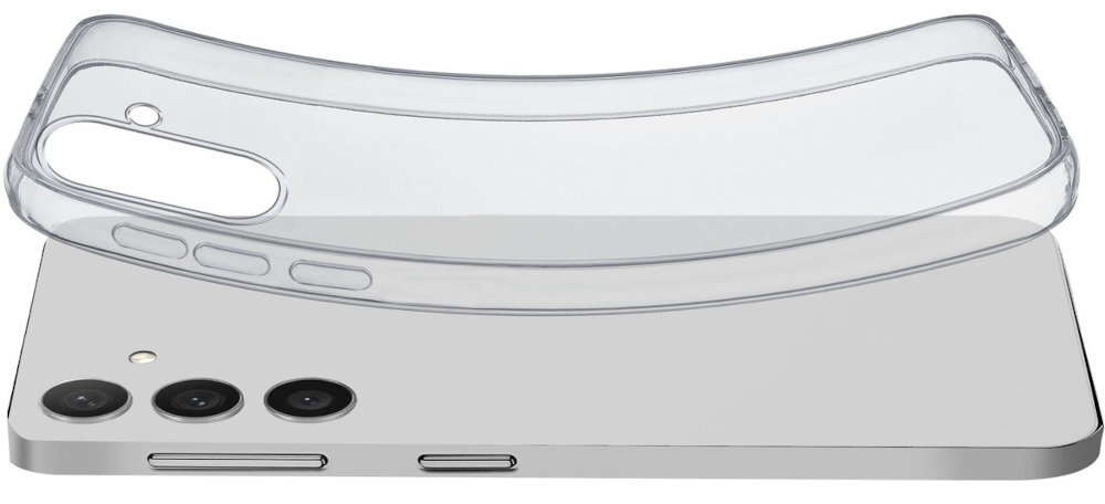 Etui CELLULARLINE Fine etui oraz telefon przestawiony na białym tle