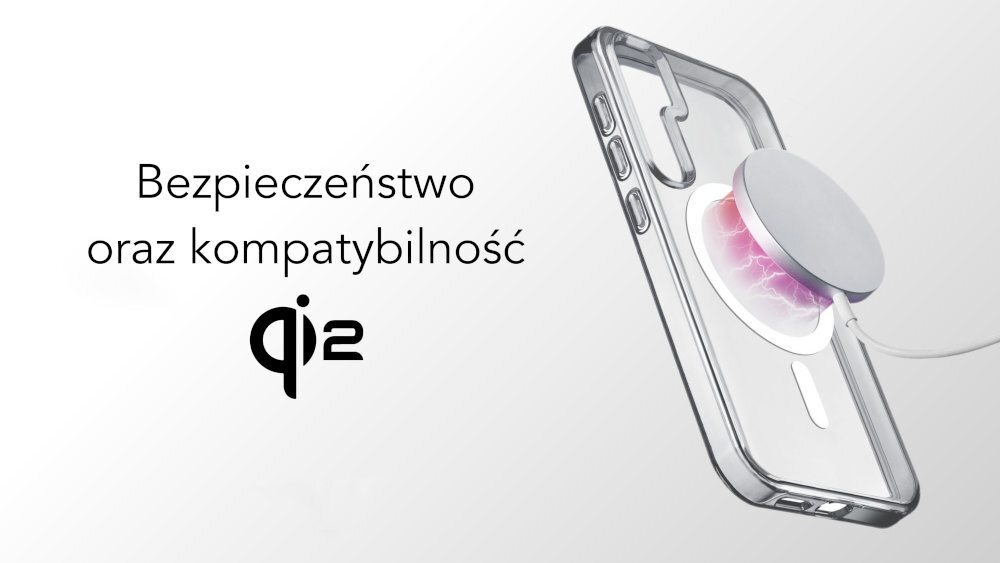 Etui CELLULARLINE Gloss MagSafe przejrzystą wbudowanymi magnesami ekosystemem MagSafe® akcesoriami magnetycznymi magnesy Apple