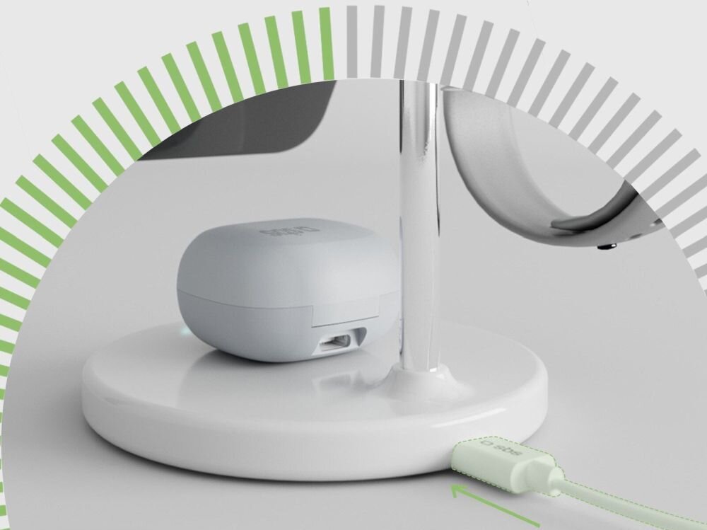 Ładowarka indukcyjna SBS 3w1 15W Czarny Qi2 MagSafe