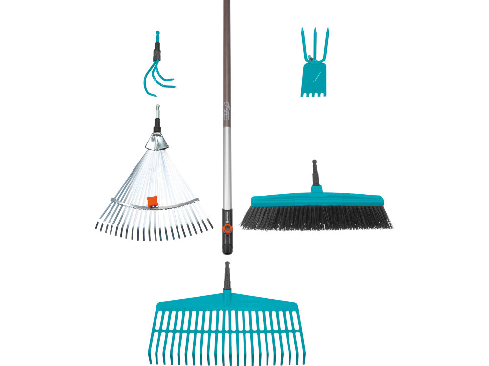Trzonek drewniany GARDENA Combisystem 3723-00 130 cm uniwersalne akcesorium pasuje do wszystkich narzedzi z serii Combisystem do grabienia lisci do wertykulacji trawnika do sprzatania wokol domu