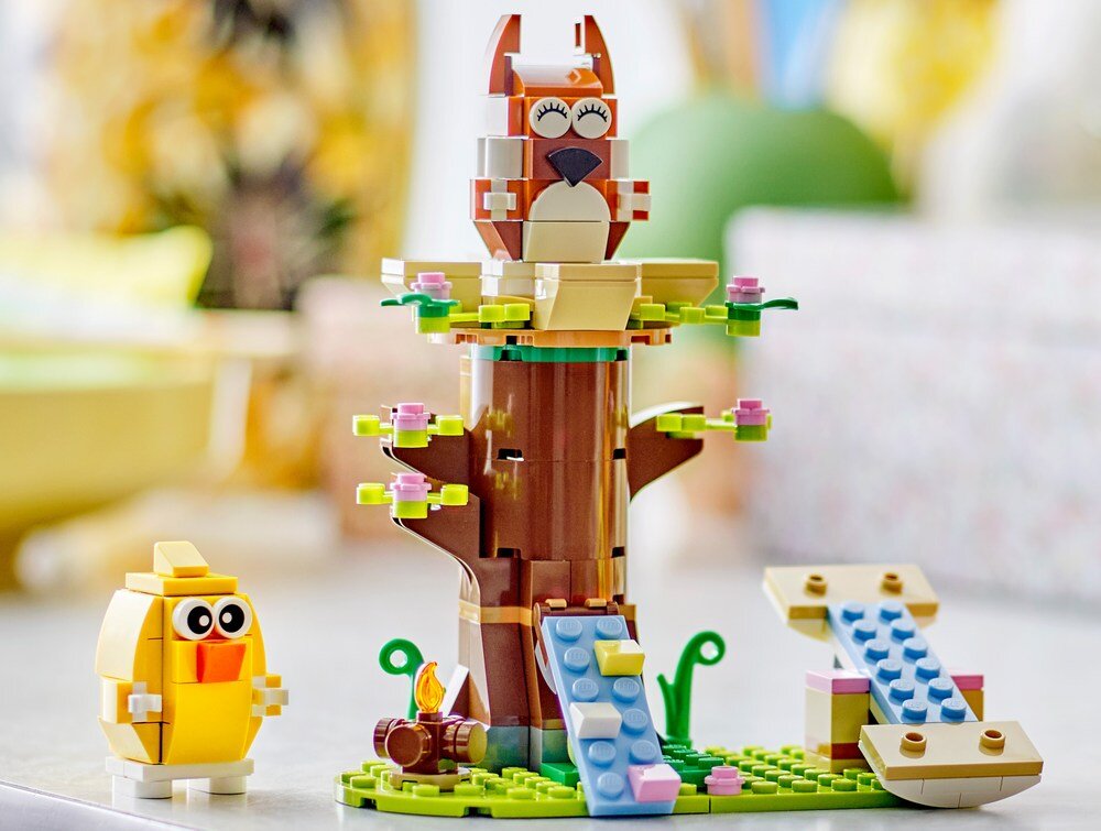 LEGO 40709 Wiosenny plac zabaw dla zwierzątek zdolności manualne koordynacja rozwój
