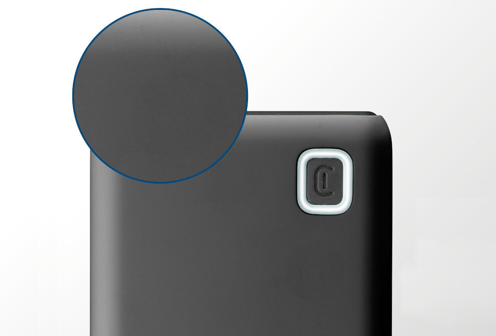 Powerbank CELLULARLINE Essence antypoślizgowym wykończeniem soft touch