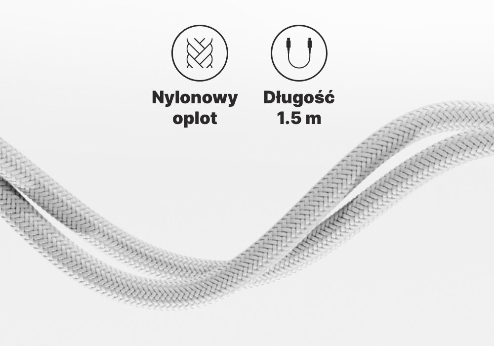 Kabel USB-C QUALO kadr na oplot