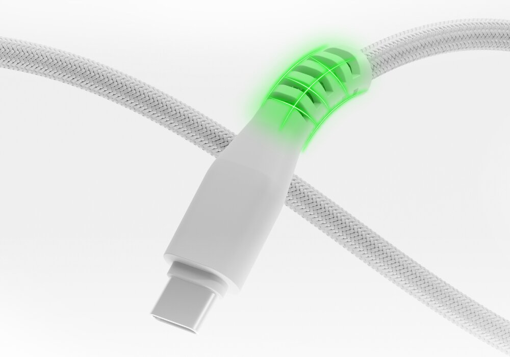 Kabel USB-C QUALO kadr na wtyczkę