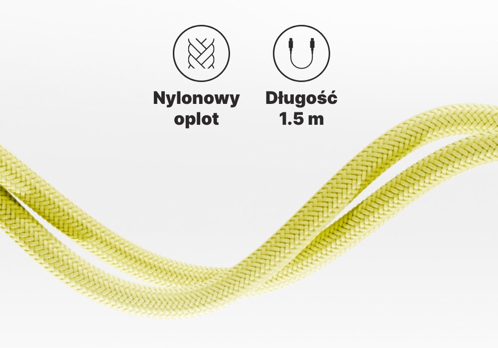 Kabel USB-C QUALO kadr na oplot