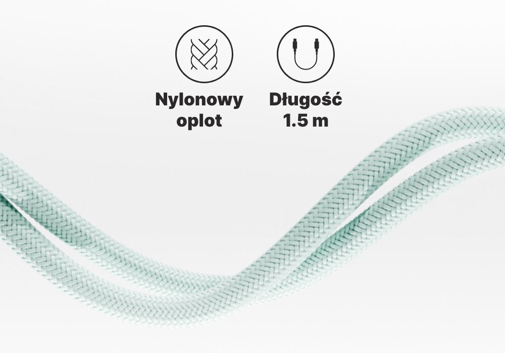 Kabel USB-C QUALO kadr na oplot
