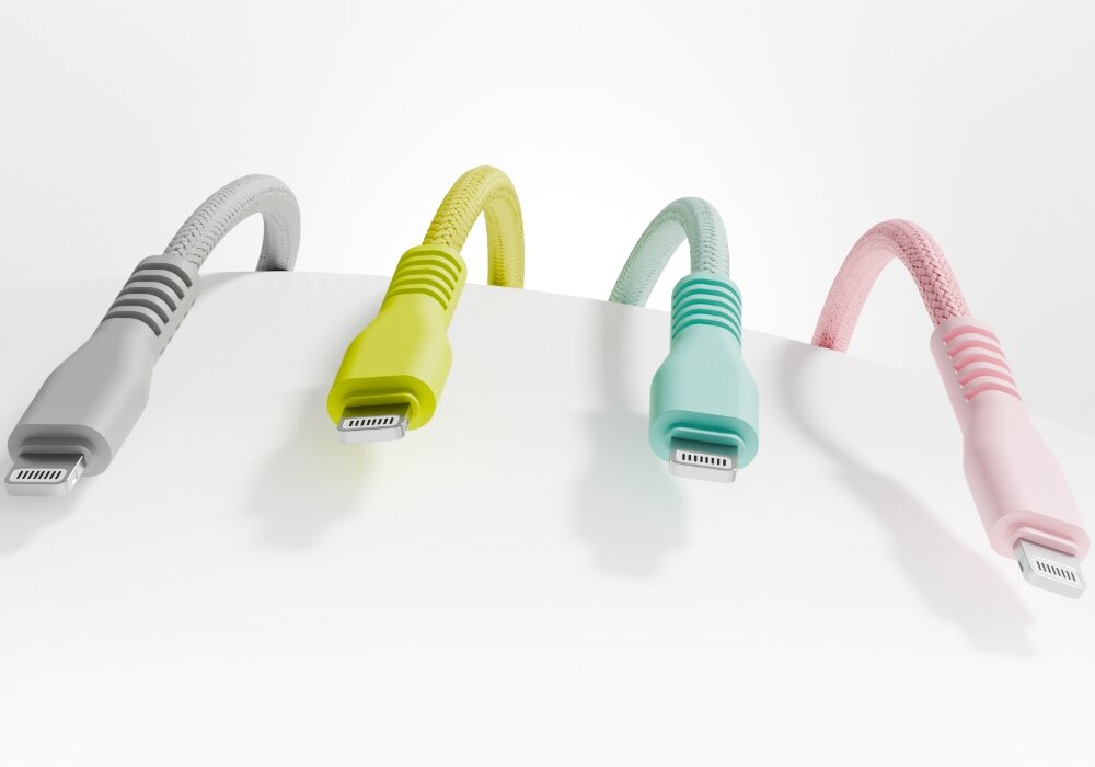 Kabel USB-C QUALO 4 różne kolory