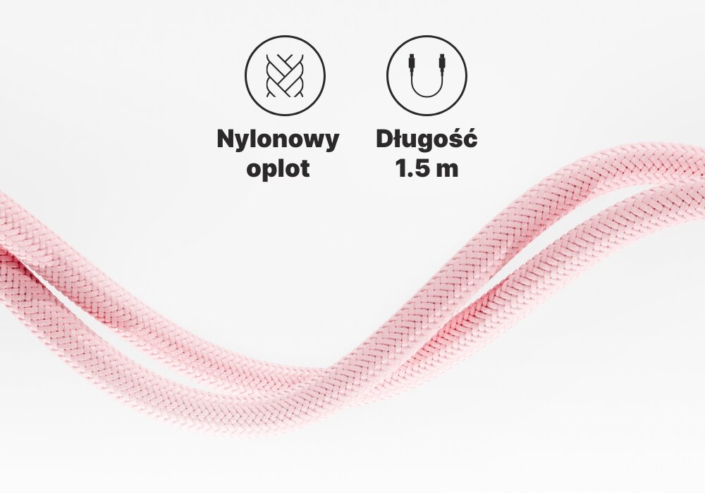 Kabel USB-C QUALO kadr na oplot