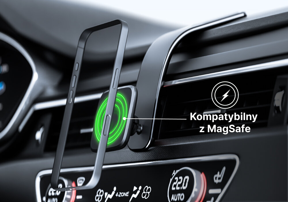 QUALO Ultimate silnych magnesów jeden ruch bez zacisków, bez regulacji, bez odrywania wzroku od trasy