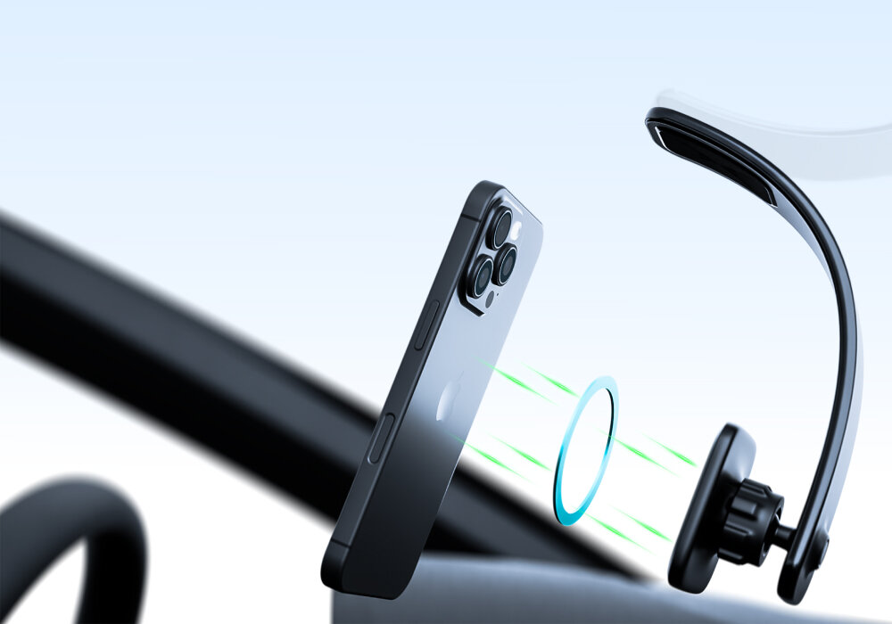 QUALO Ultimate nie musi posiadać wbudowanego magnesu MagSafe Apple dwa metalowe adaptery magnetycznego mocowania