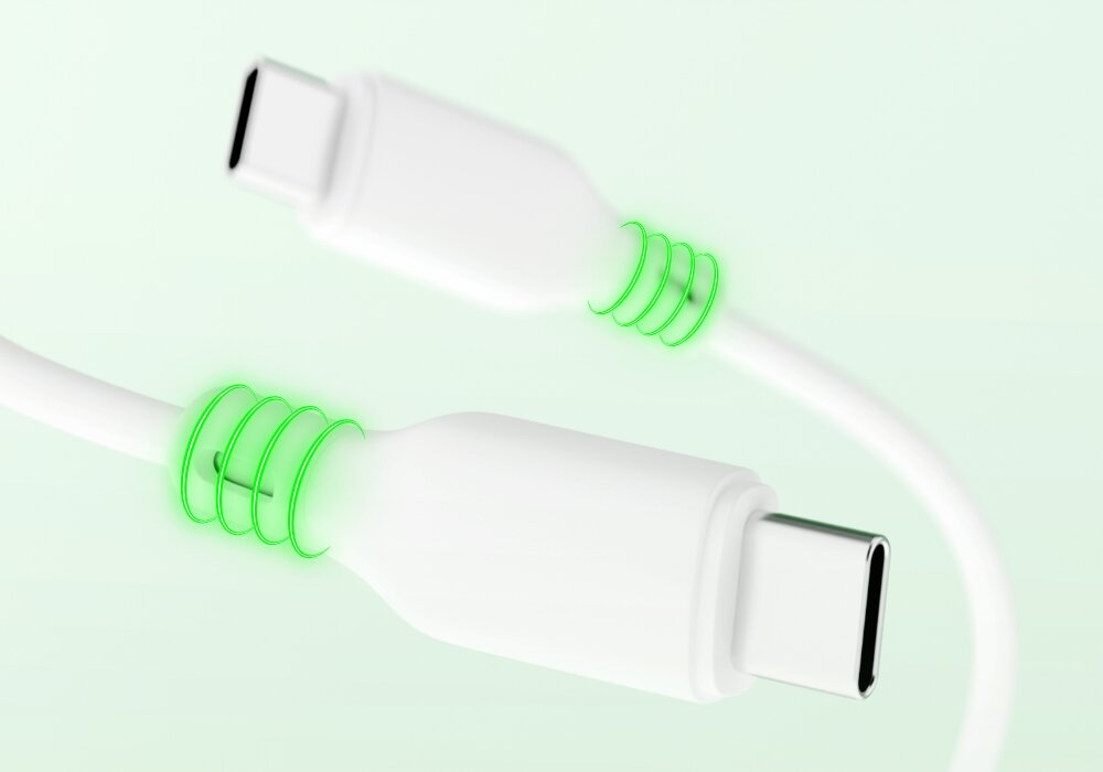 Kabel USB-C - USB-C QUALO Recycling wtyczki