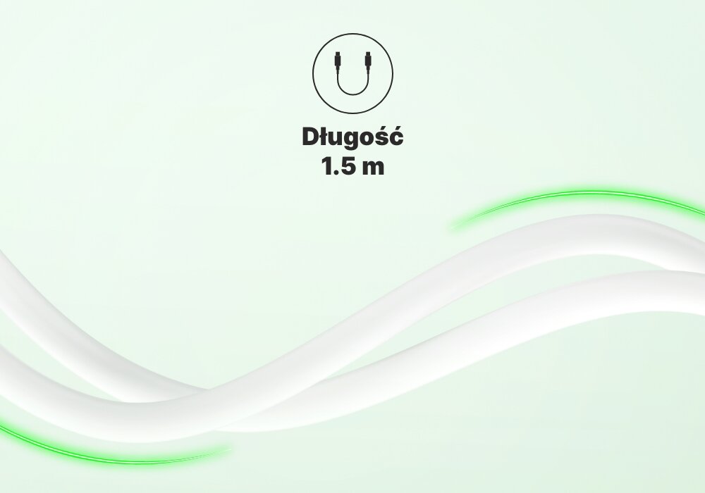 Kabel USB Typ-C - Lightning QUALO Recycling    kadr na oplot    