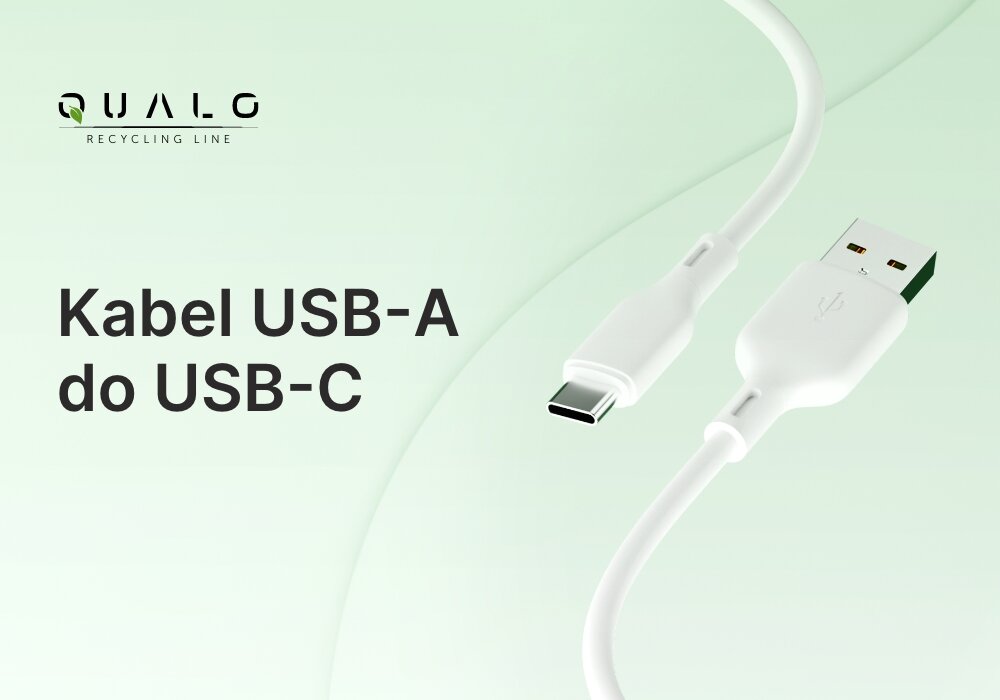 Kabel USB-C - USB-C QUALO Recycling kv początek opisu