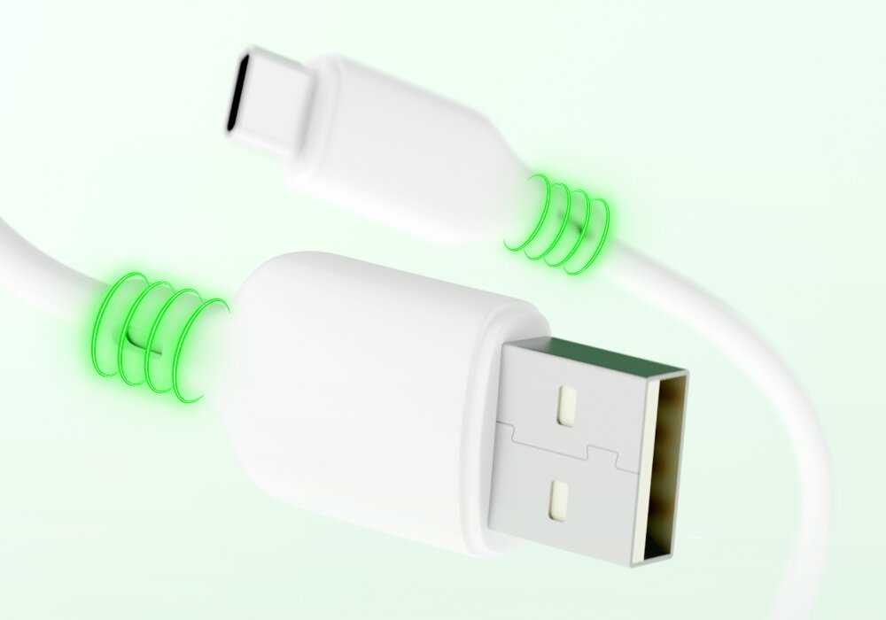 Kabel USB-C - USB-C QUALO Recycling wtyczki