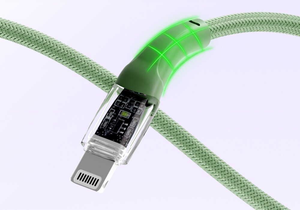 Kabel QUALO Transparent kadr na wtyczkę