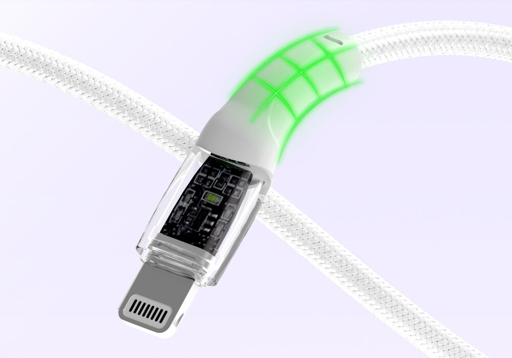 Kabel QUALO Transparent kadr na wtyczkę
