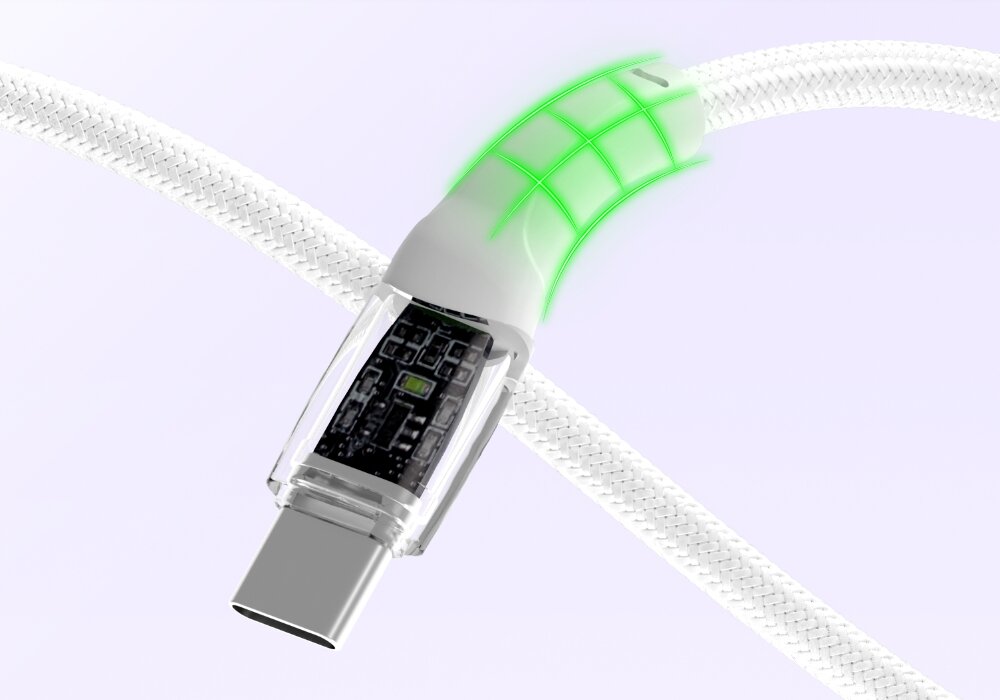 Kabel QUALO Transparent kadr na wtyczkę