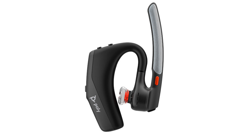 HP Poly Voyager Legend 30 VOY302 proste przyciski sterowanie głośnością, słuchawka na białym tle