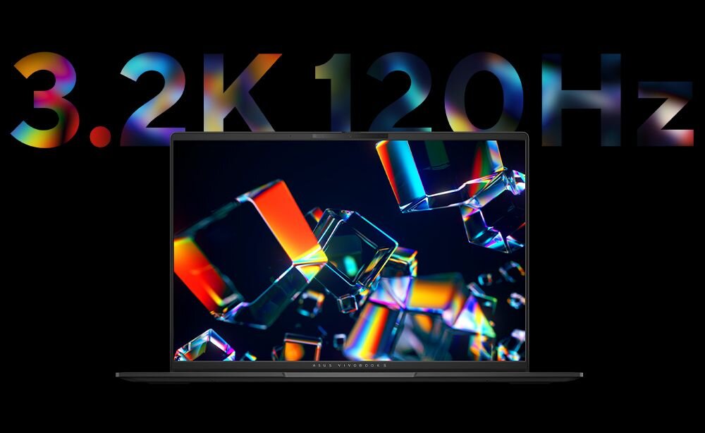 Laptop ASUS Vivobook S 16 OLED - Laptop ASUS Vivobook S 16 OLED z wyświetlaczem 3,2K. 3,2K, 120 Hz, OLED, 100% DCI-P3, HDR